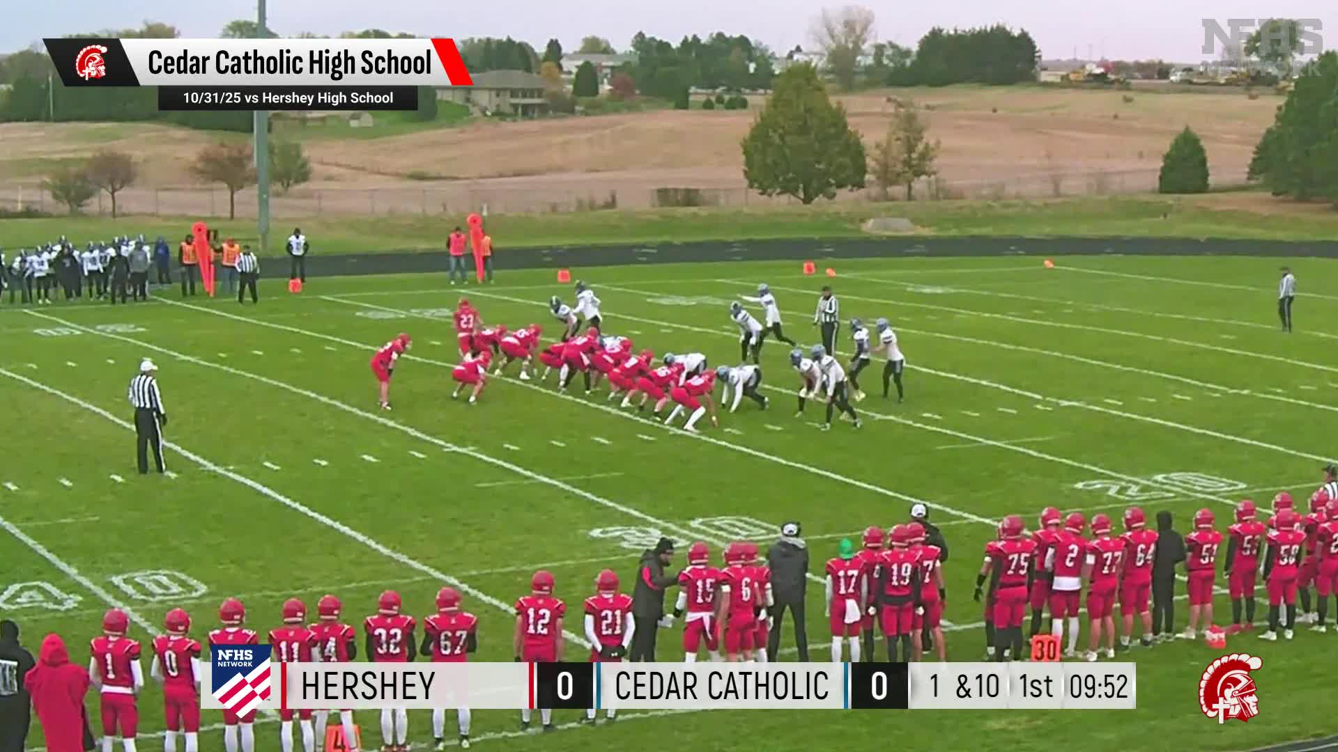 Football Recap: Cedar Catholic's Undefeated Season over After 11 Games + How To Watch