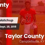 Football Game Recap: Barren County vs. Taylor County