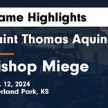 Bishop Miege piles up the points against Heritage Christian Academy