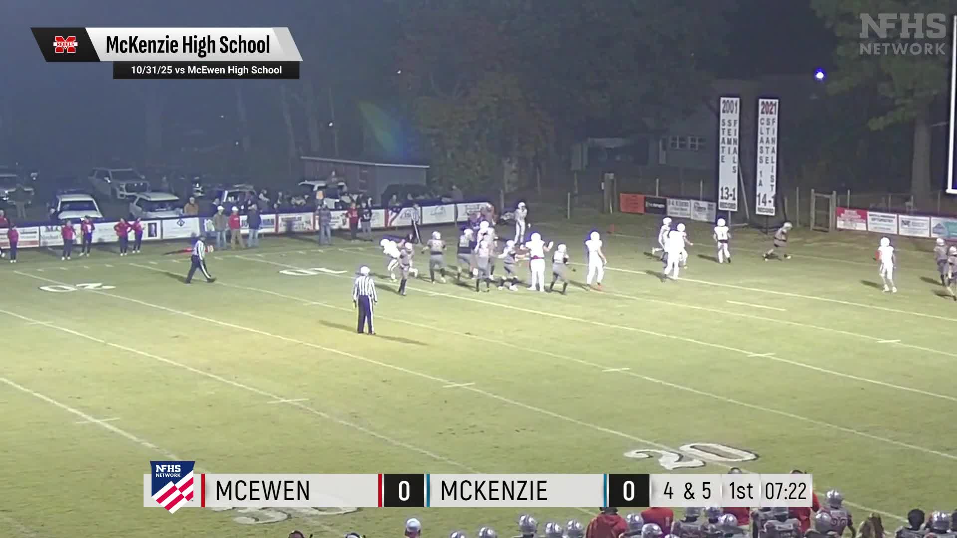 Football Recap: Mckenzie Takes Down Huntland in a Playoff Battle