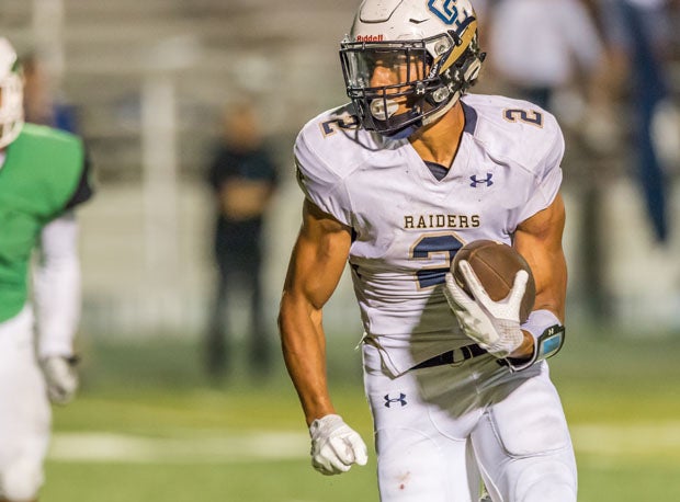 Central Catholic running back Dauson Booker has rushed for 1,678 yards and 23 touchdowns this season.