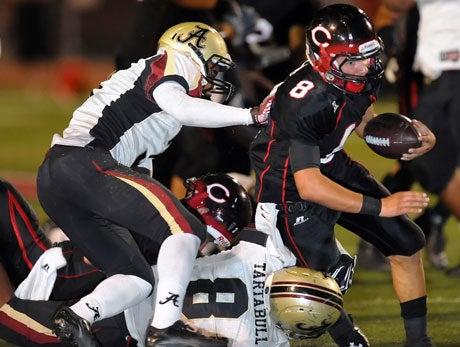 The Alemany-Centennial matchup last week pitted two teams from the rankings against each other. Centennial emerged victorious and passed Alemany to take the No. 8 spot.