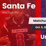 Football Game Recap: Santa Fe vs. Union County