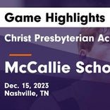 Christ Presbyterian Academy vs. McCallie