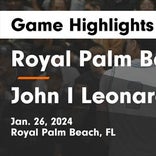 Royal Palm Beach triumphant thanks to a strong effort from  Jayden Coney
