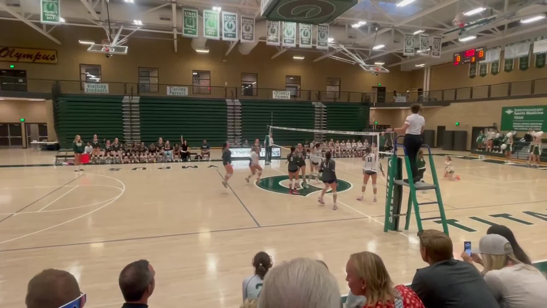 Volleyball Recap: Skyline Falls Short Against Ranked Woods Cross