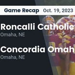 Football Game Recap: Concordia Mustangs vs. Roncalli Catholic Crimson Pride