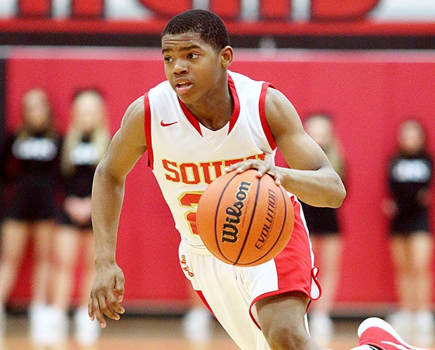 Guard Bryce Cook shown playing for South Grand Prairie.