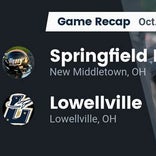 Football Game Recap: Springfield Tigers vs. Lowellville Rockets
