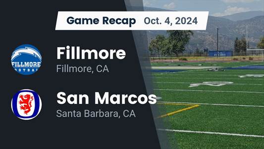 Football Recap: Fillmore Takes a Loss