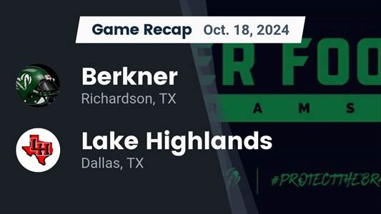 Football Game Preview: Berkner Rams vs. Irving Tigers