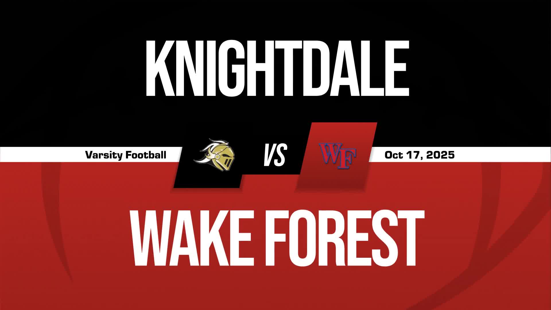 Football Recap: Jamel Perry's Big Game Can't Quite Lead Knightdale over Wake Forest + How To Watch