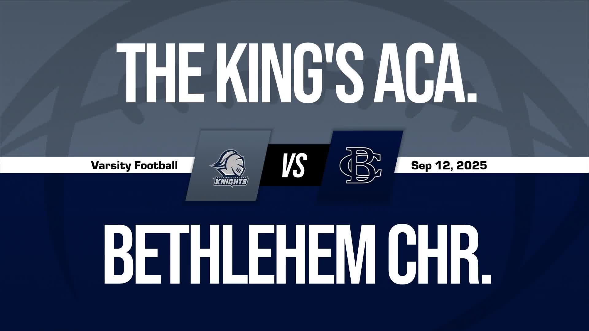 Football Recap: The King's Academy Takes a Loss