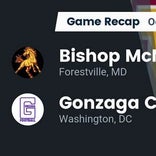 Football Game Recap: Gonzaga Eagles vs. Our Lady of Good Counsel Falcons
