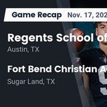 Regents skates past Fort Bend Christian Academy with ease