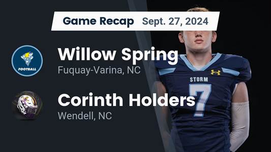 Football Recap: Willow Spring Comes Up Short
