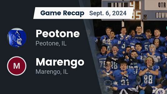 Football Recap: Peotone Piles Up the Points Against Reed-Custer
