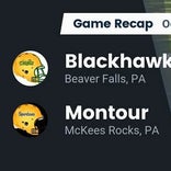 Football Game Recap: Blackhawk Cougars vs. Montour Spartans