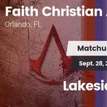 Football Game Recap: Lakeside Christian vs. Faith Christian
