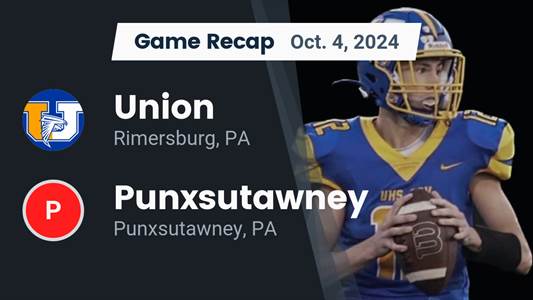 Football Recap: Union/Allegheny-Clarion Valley Skates Past Moniteau with Ease