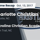 Football Game Preview: Charlotte Christian vs. Metrolina Christi