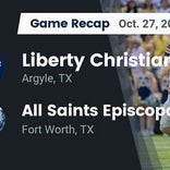 Football Game Recap: All S Saints vs. Liberty Christian Warriors