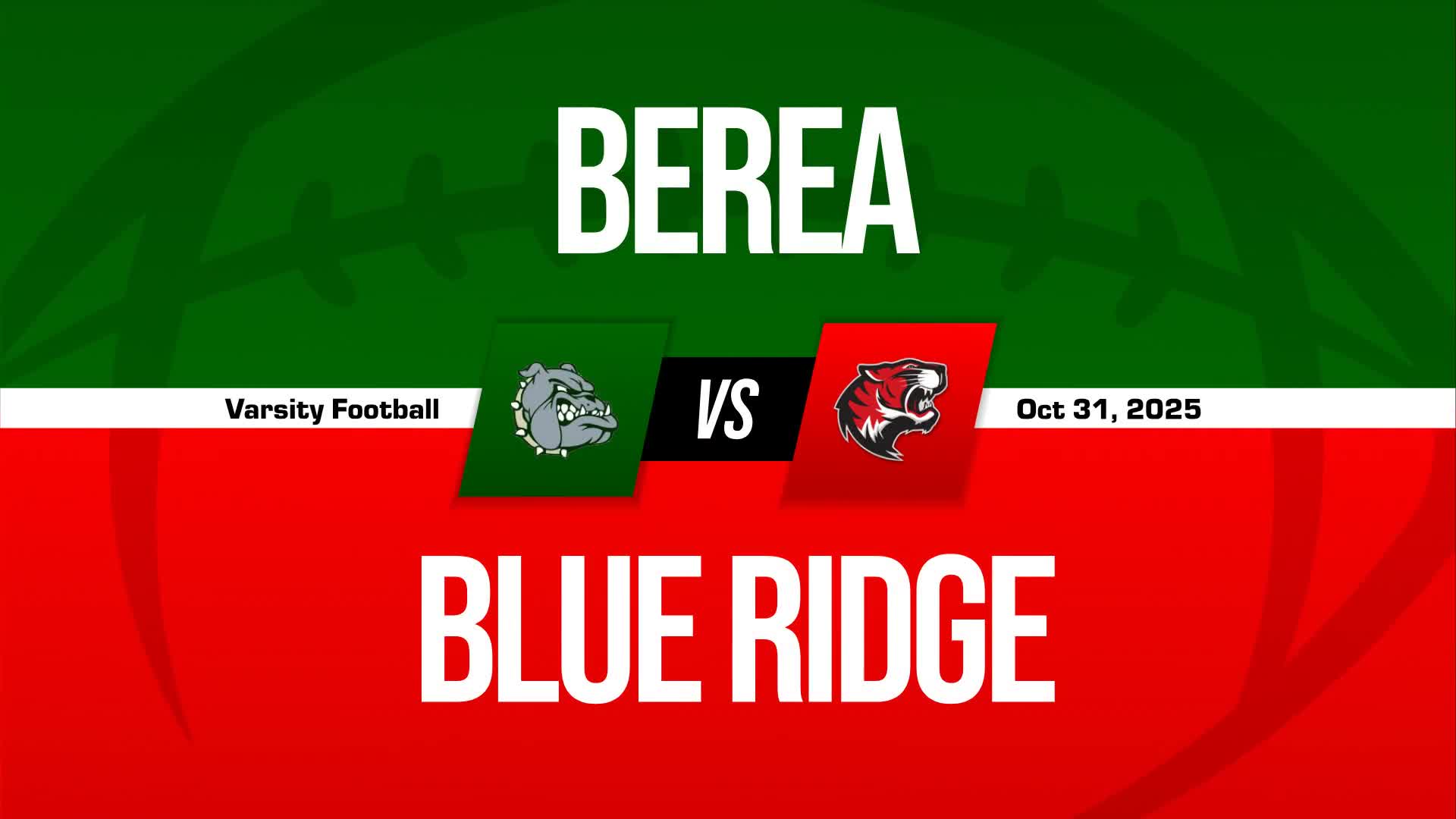 Football Game Preview: Blue Ridge Fighting Tigers vs. Wren Hurricanes + Official Tickets
