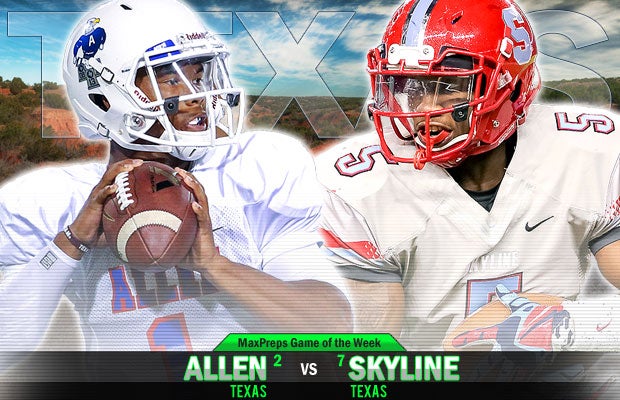 Allen and Skyline will fight for a berth in a Texas state title game.