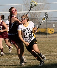 Maggie Mawhinney (22) leads the state
with 71 goals.