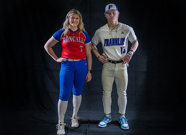 Reigning MaxPreps National Player of the Year Keagan Rothrock and Maxwell Clark are set to bring unprecedented attention to Indiana's spring softball and baseball seasons. (Photo: Julie L. Brown)