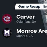 Football Game Recap: Monroe Area Purple Hurricanes vs. Carver Tigers