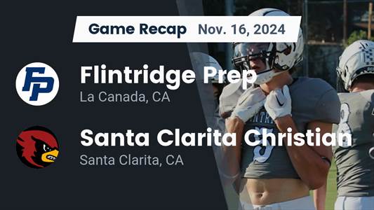 Football Recap: Flintridge Prep Beats Santa Clarita Christian fo