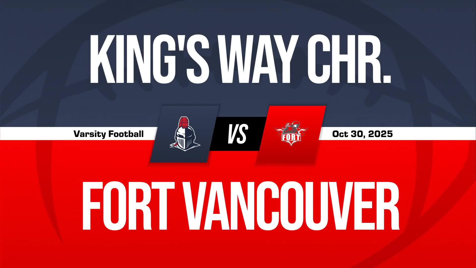 Football Game Preview: King's Way Christian Knights vs. Royal Knights