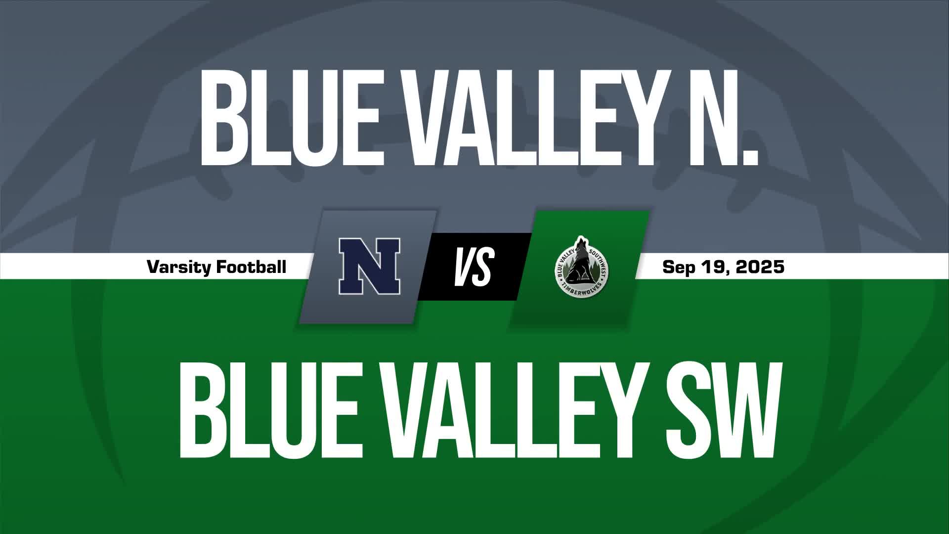 Football Game Preview: Blue Valley Southwest Timberwolves vs. Blue Valley Northwest Huskies + How To Watch