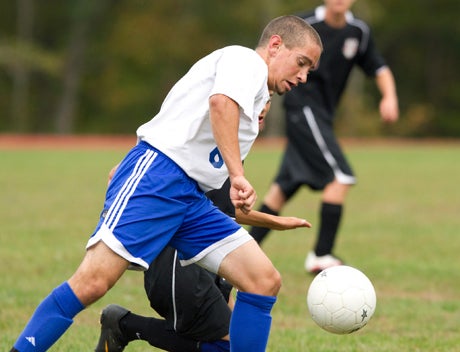 Senior forward Chris Ferro has Bacon on the move again this season.