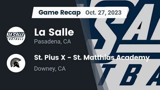 La Salle vs. St. Pius X-St. Matthias Academy