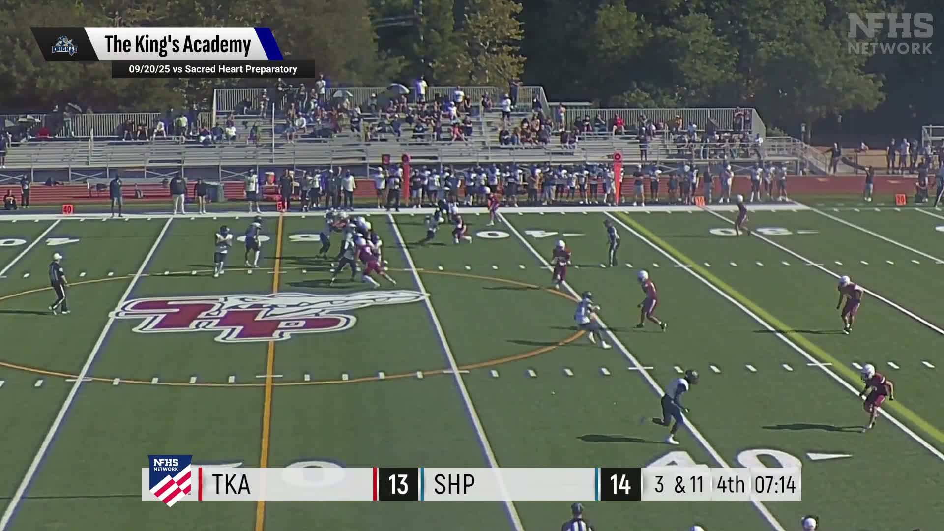 Football Recap: King's Academy Piles Up the Points Against Mountain View