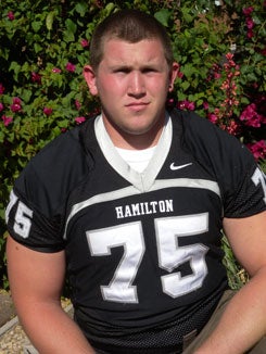 Hamilton High's Christian Westerman.