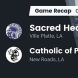 Football Game Recap: St. Edmund Fighting Blue Jays vs. Catholic of Pointe Coupee Hornets