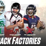 High school football quarterback factories