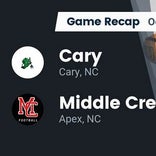 Cary vs. Middle Creek