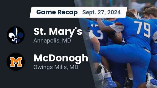 Football Game Preview: St. Mary's Saints vs. Loyola Blakefield D