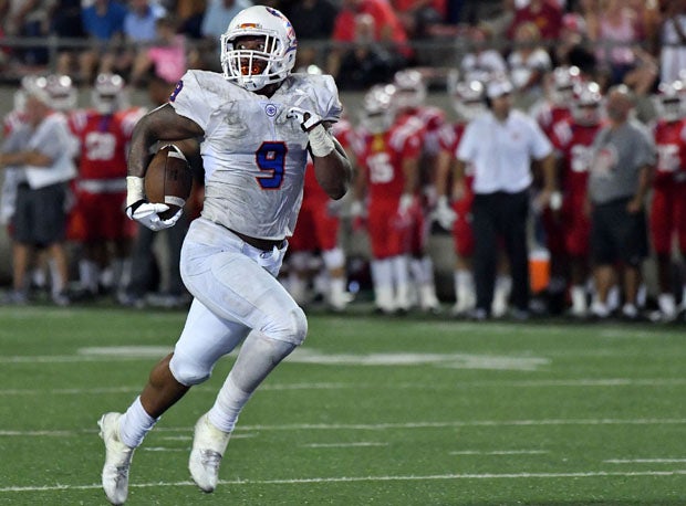 Brevin Jordan's 41-yard touchdown catch and run pulled Gorman to within 28-21.