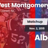 Football Game Recap: Albemarle vs. West Montgomery