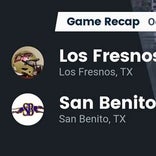 San Benito beats Los Fresnos for their ninth straight win