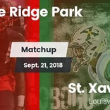 Football Game Recap: St. Xavier vs. Pleasure Ridge Park
