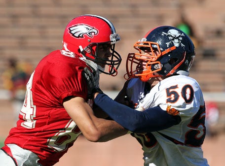 Balboa and Washington players were knocking heads throughout the hard-hitting Turkey Day Game.