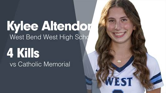 Kylee Altendorf Game Report: vs Kimberly