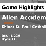 Allen Academy piles up the points against Veritas Classical Academy