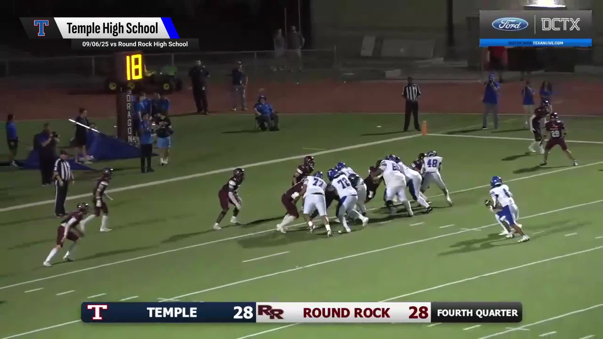 Football Recap: Midway's Punishing Run Game Keeps Rolling